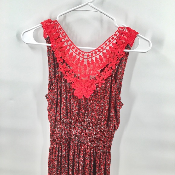 Ikat Gypsy Boho Chic India Crochet Sun Dre… - Picture 2 of 9